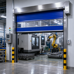CNC workshop industrial door