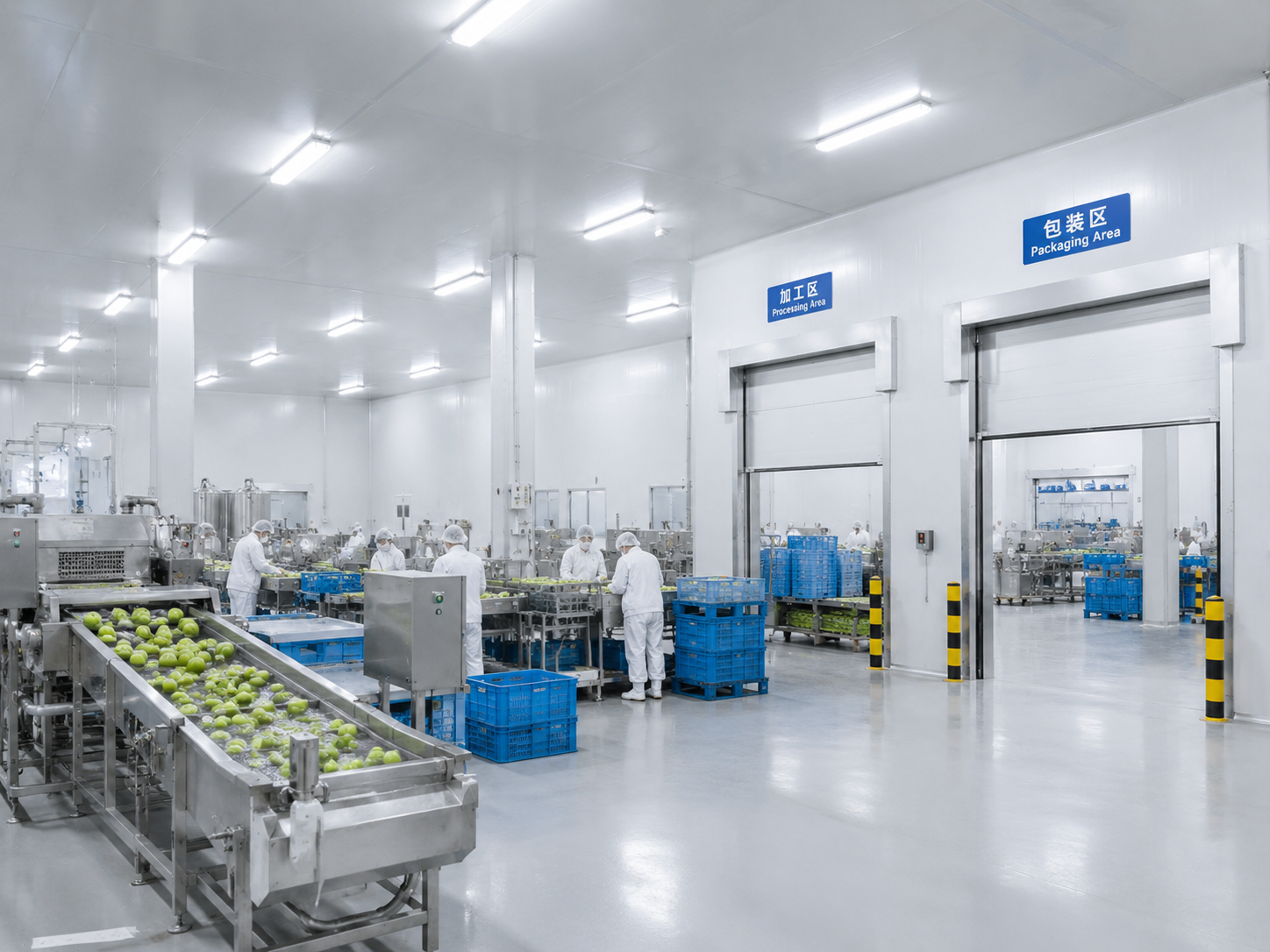 Food Industry high speed industrial doors
