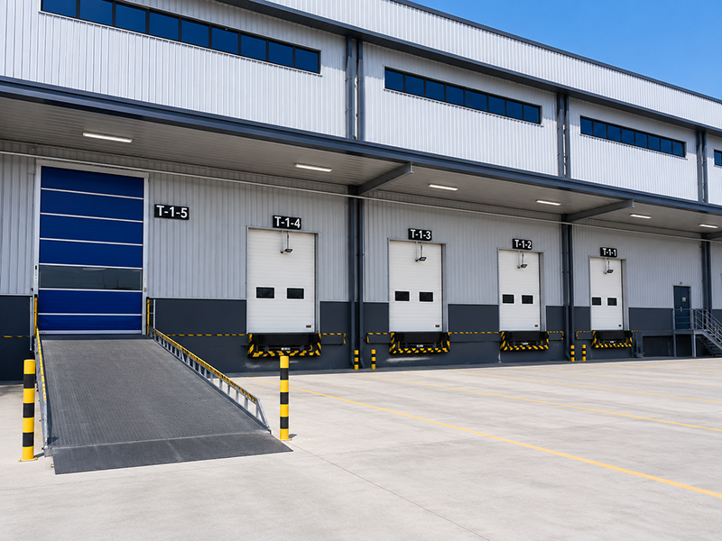 Transportation Hubs overhead door