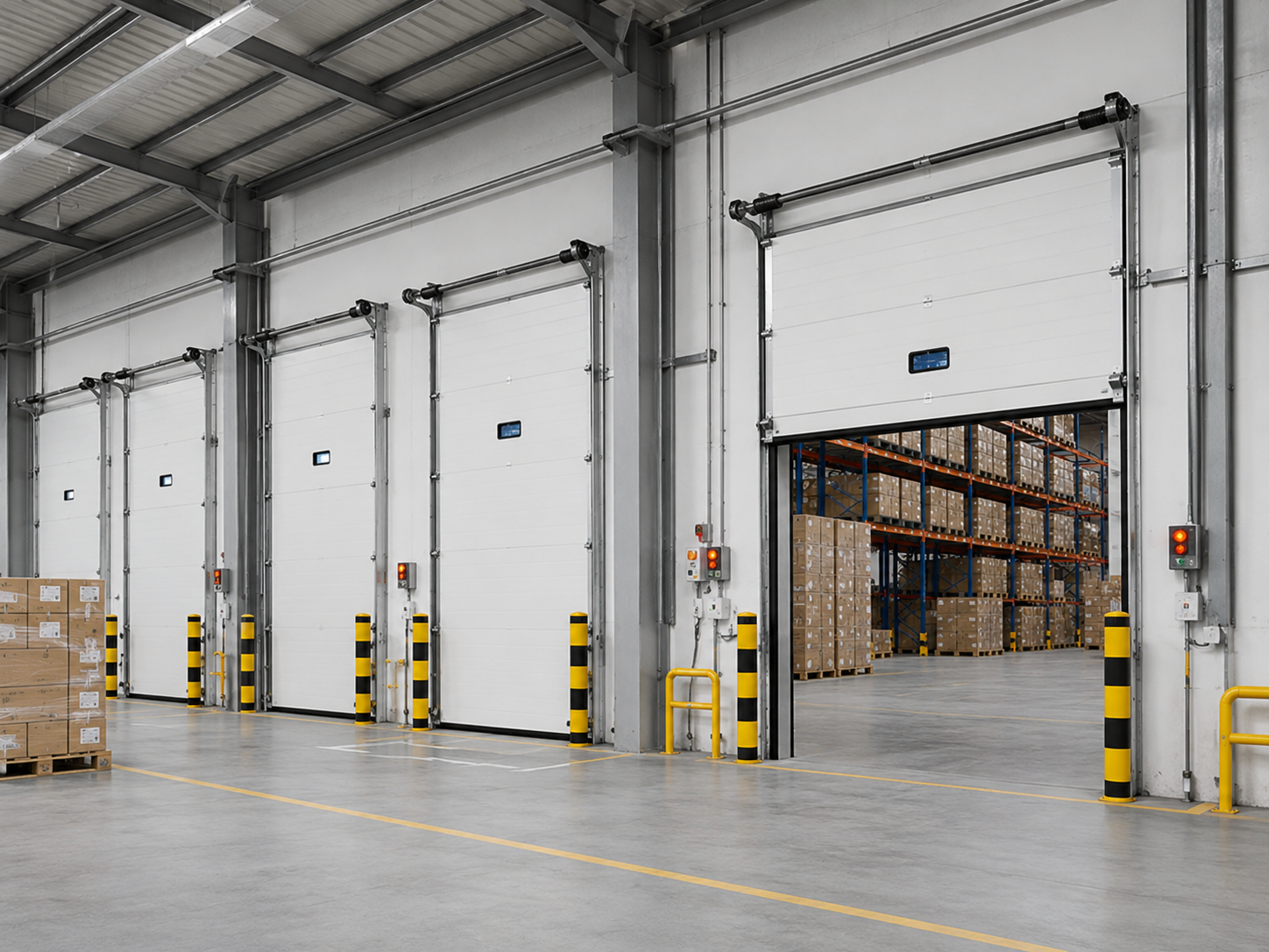 Warehousing high speed industrial doors