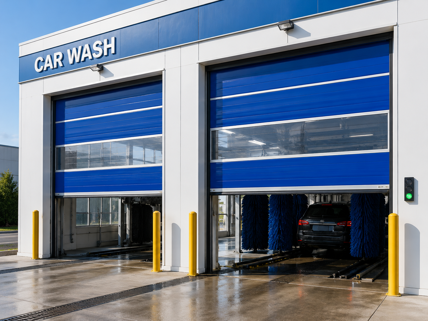 high speed carwash door