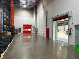 high speed fabric roll up doors