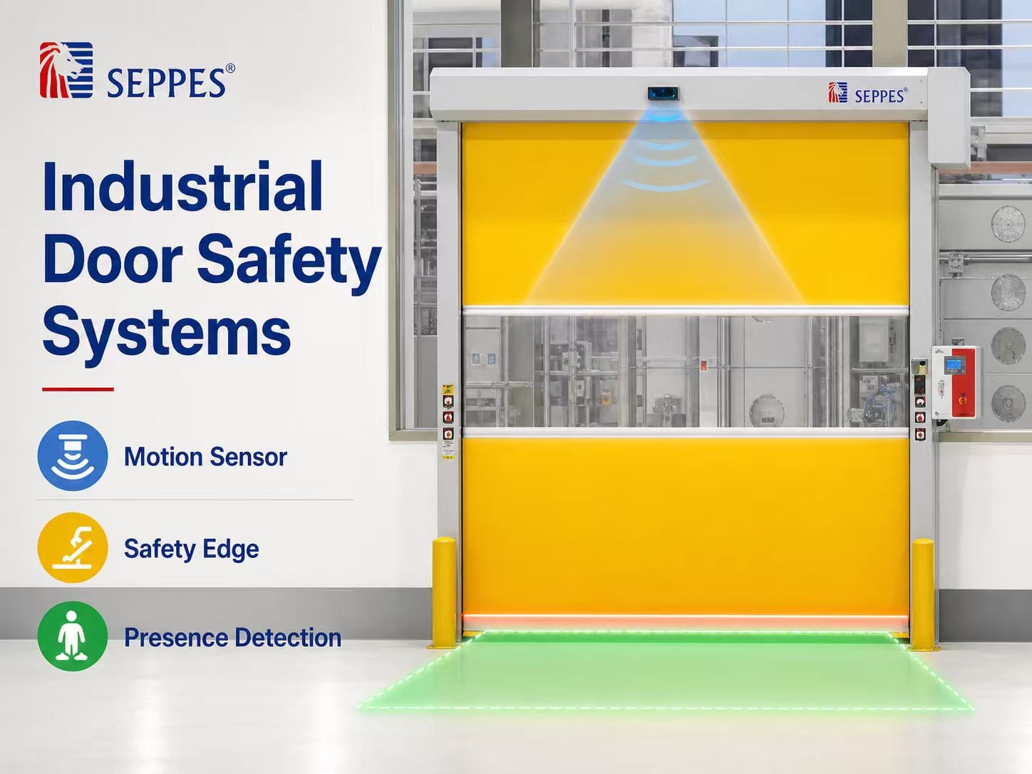 Common Safety Systems Used in Industrial Door Applications