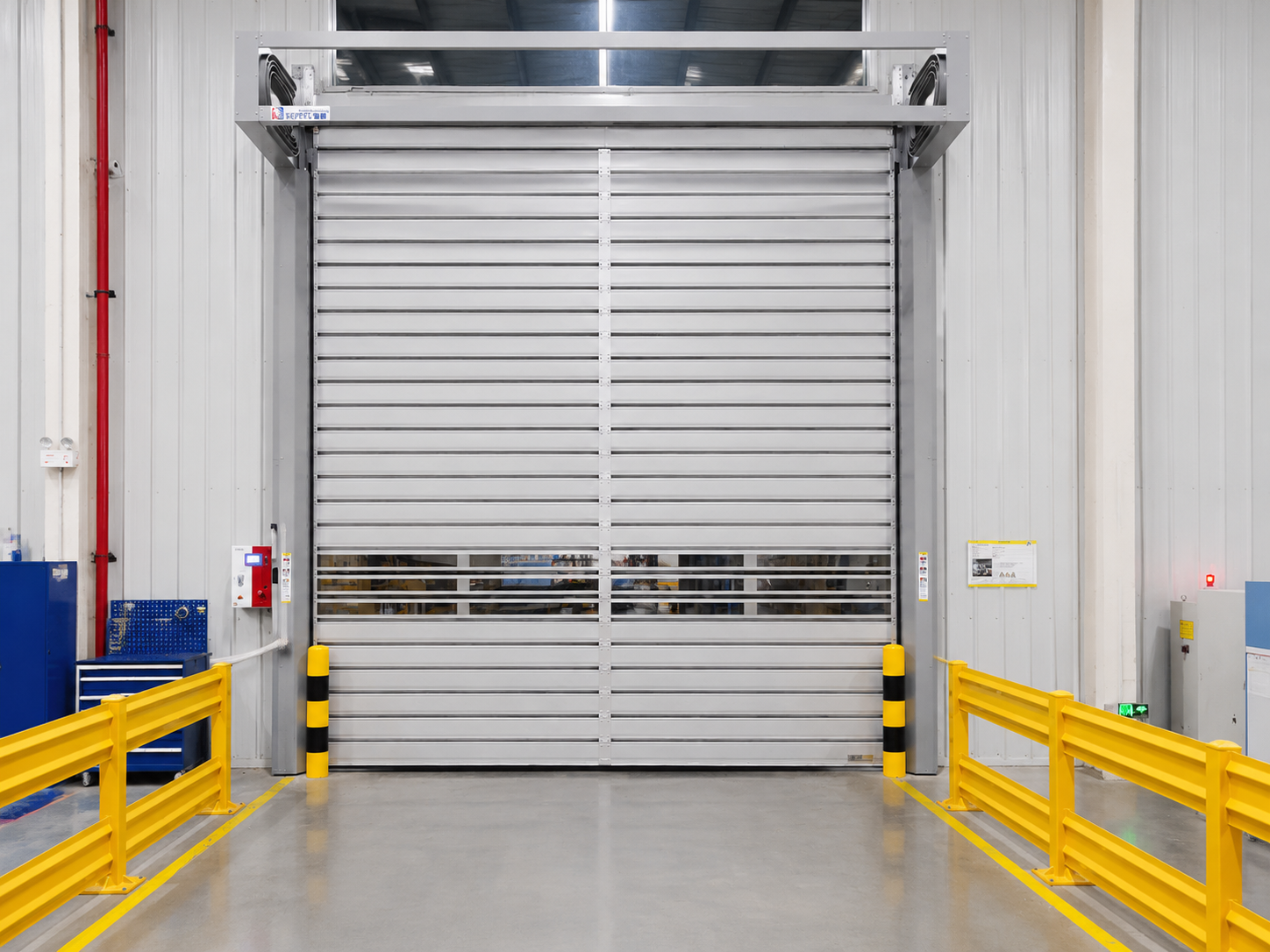 SEPPES spiral high speed industrial door