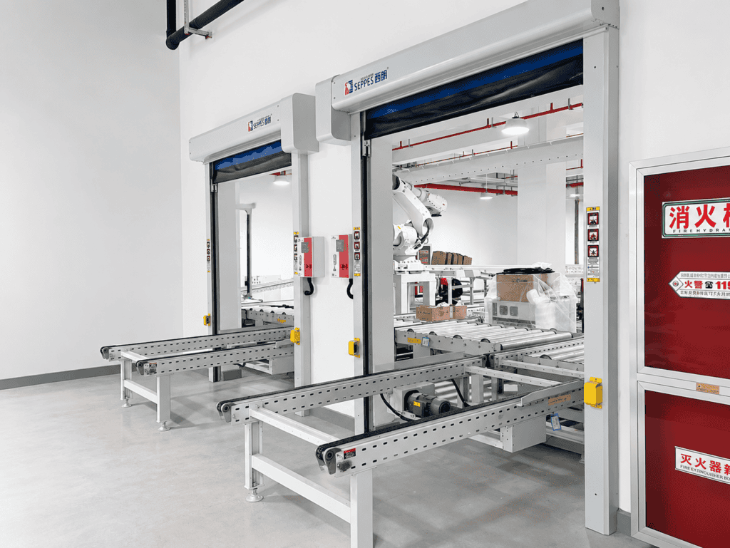 SEPPES automated conveyor system door