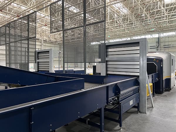 conveyor belt door