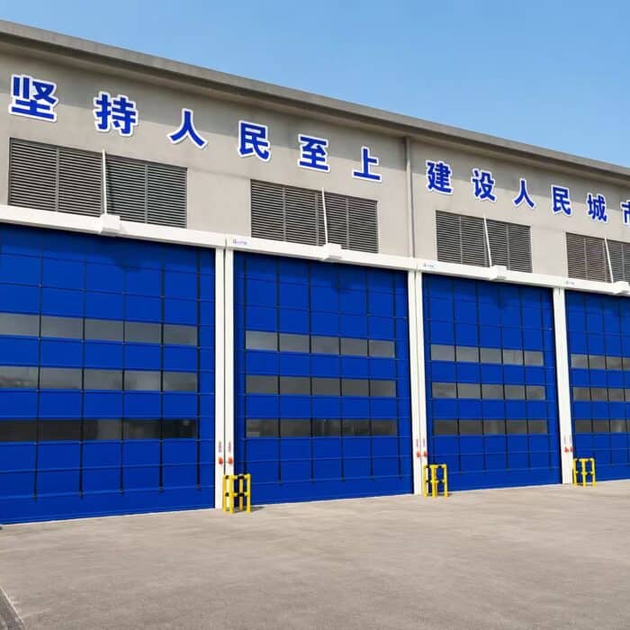 fire station Fold-Up High Speed Doors