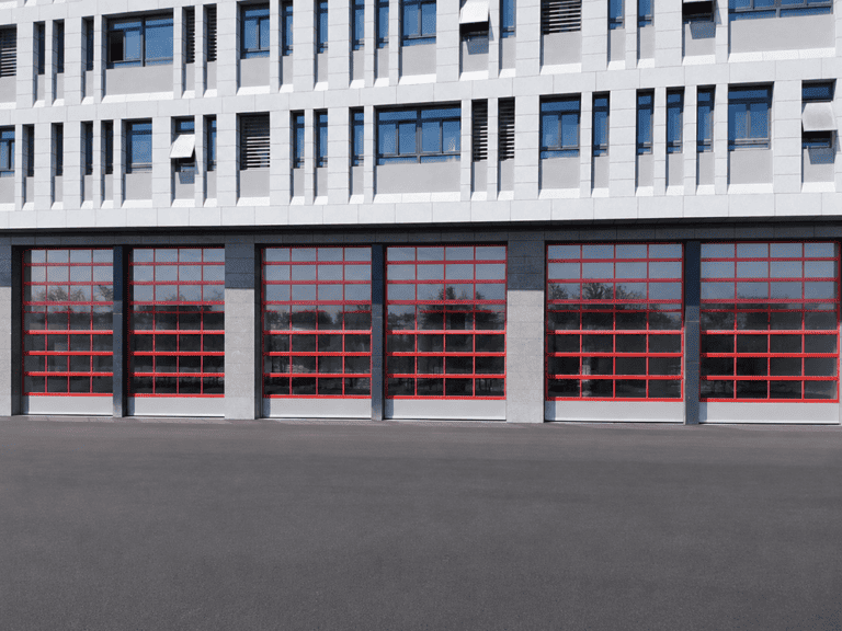 full view aluminum overhead door