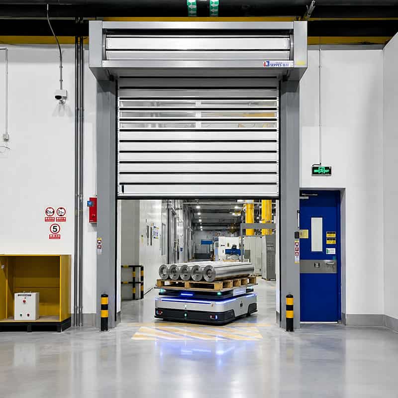 high speed coiling door for warehouse