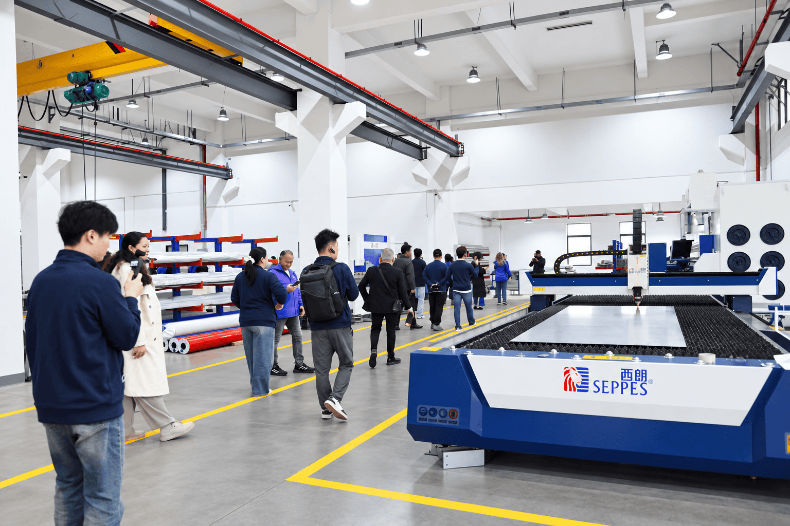Customer visit at the SEPPES factory