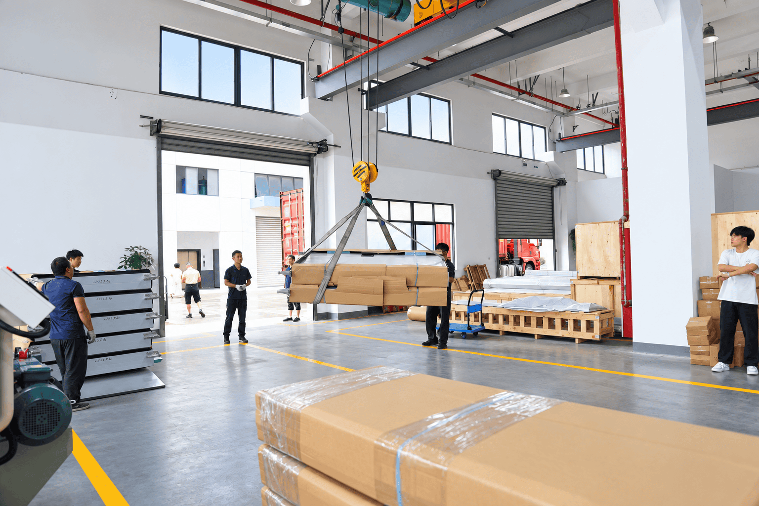 Door packaging and dispatch