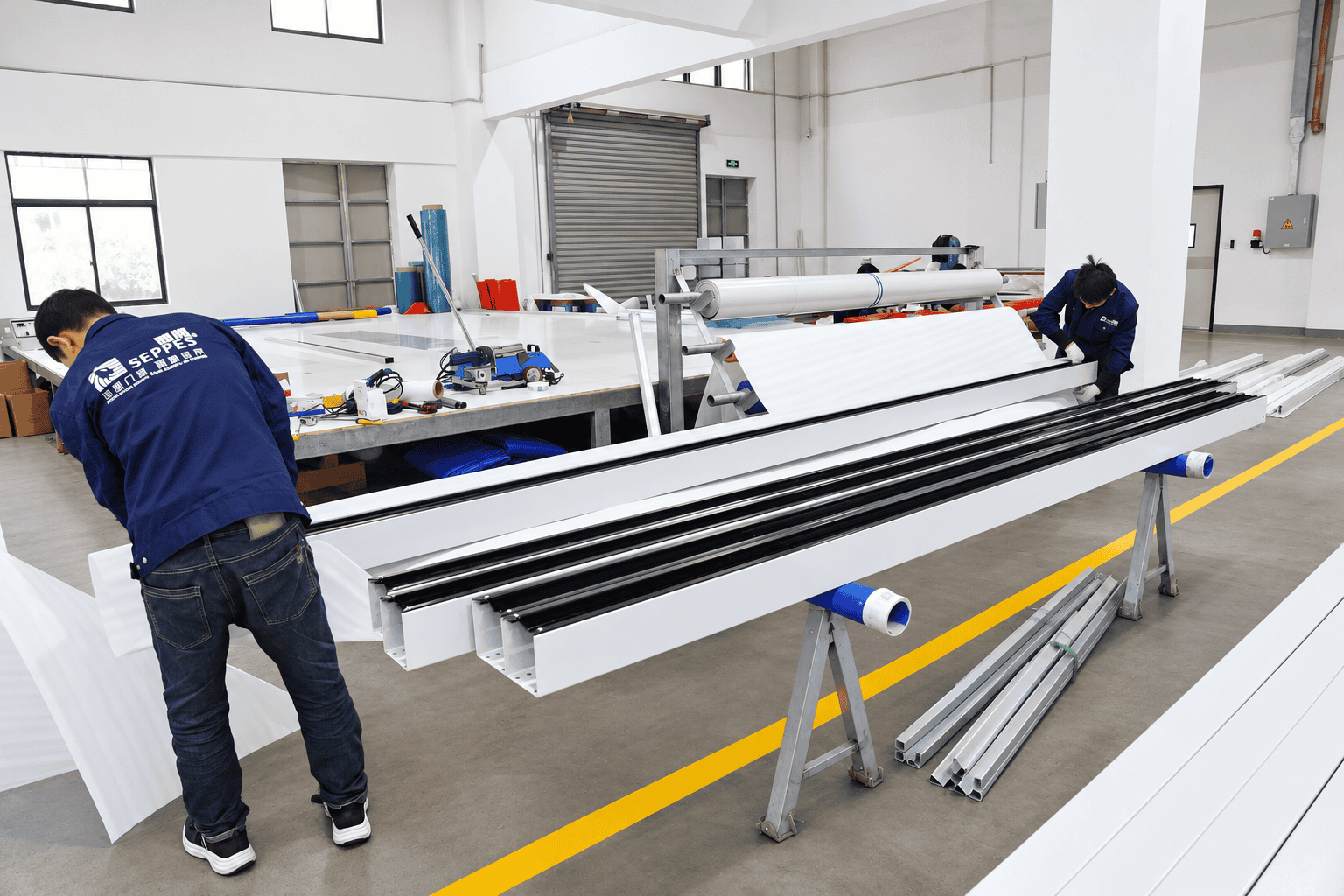 Industrial door assembly