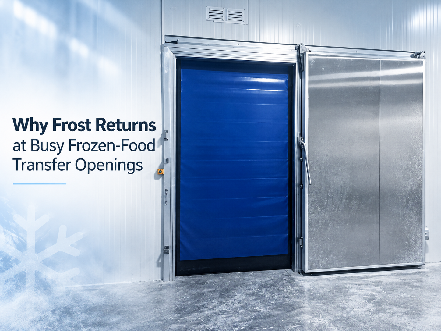 Why Frost Returns at Transfer Openings