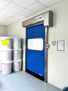 cleanroom door installation