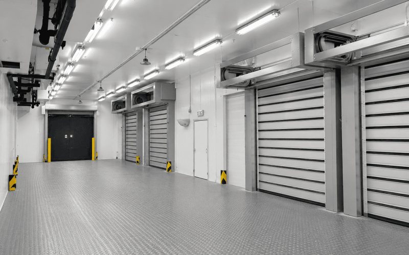 Aluminum Rigid High Speed Door for Industrial Applications