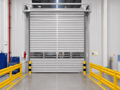 Rigid High Speed Roll Up Door with Protective Head Cover