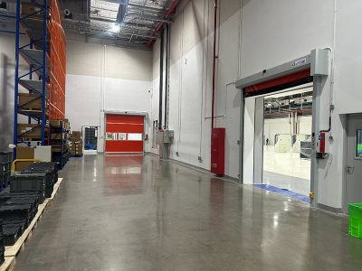 high speed fabric roll up doors