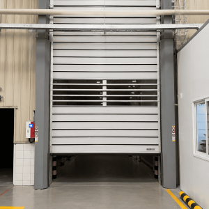 Aluminum High Speed Door with Vision Panel